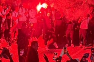 九游体育下载-邮报：马赛球迷庆祝进入欧冠，德泽尔比凌晨4点被拍到参与其中